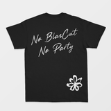 No BlasCut No Party Oversize Siyah Kadın T-shirt - BlasCut - Tarzını arttır