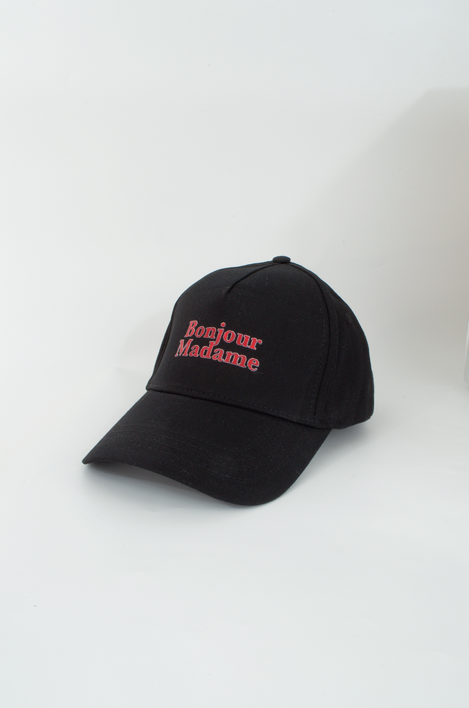 Bonjour Madame Siyah Şapka - BlasCut - Şapka Koleksiyonu