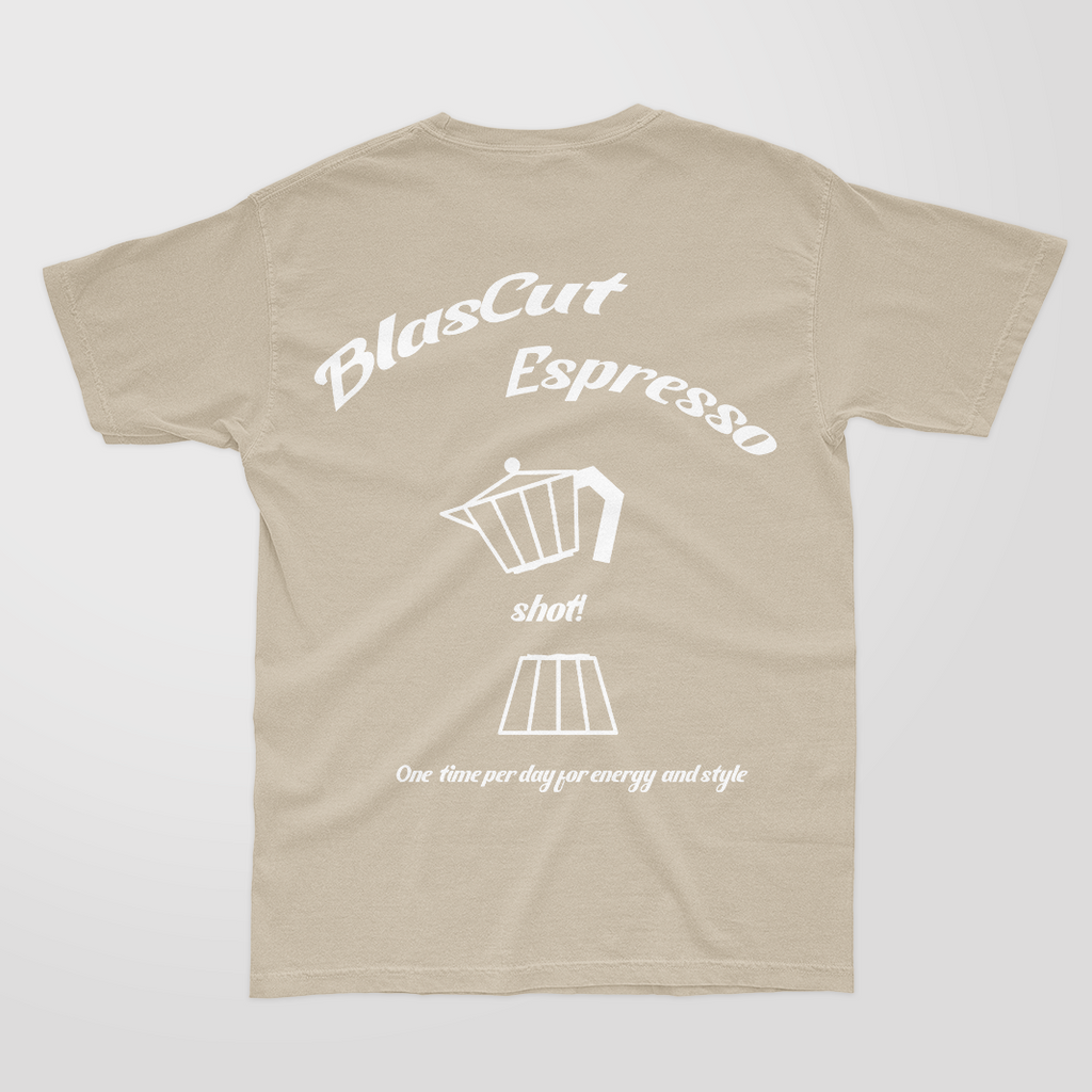 BlasCut Espresso Camel Kadın T-shirt - BlasCut - Yaz modası
