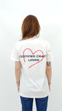 Certified Crazy Lover Beyaz Kadın T-shirt - BlasCut - Yaz Modası