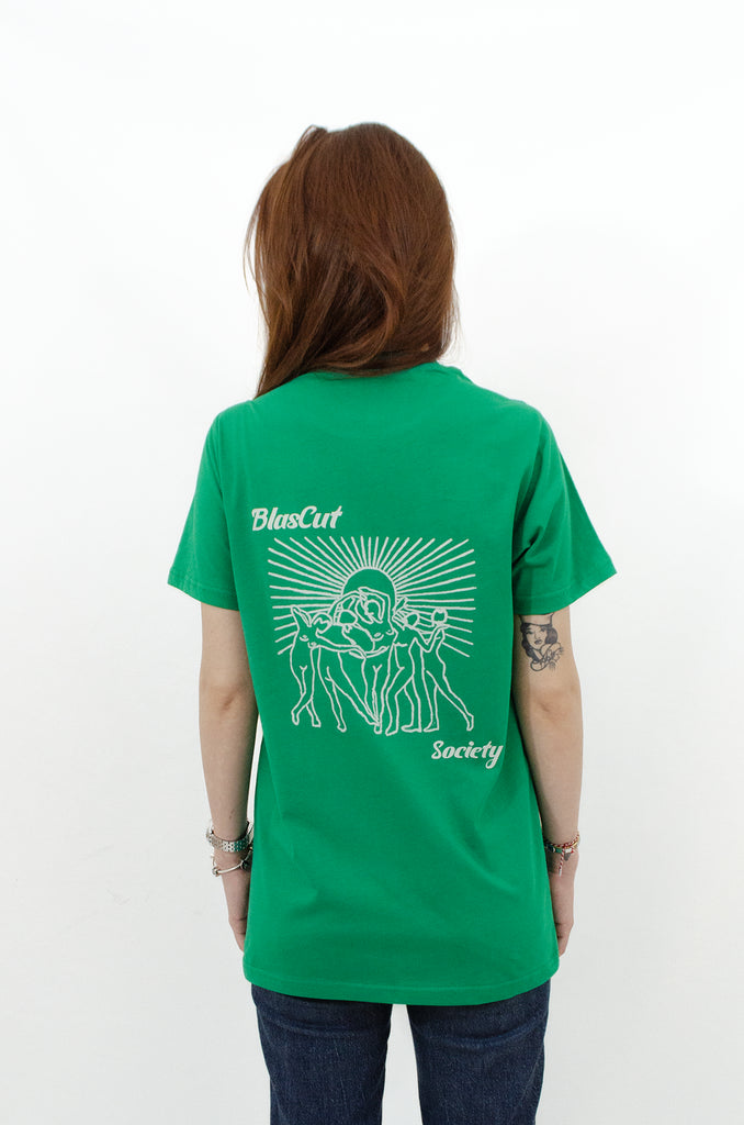 BlasCut Society Yeşil Kadın T-shirt - BlasCut - Yaz modası