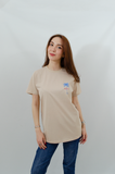 Life Is Better At Beach Camel Kadın T-shirt - BlasCut - Yaz Tarzı