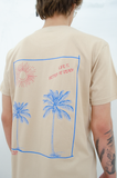 Life Is Better At Beach Camel Erkek T-shirt - BlasCut - Yaz Modası