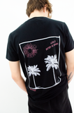 Life Is Better At Beach Siyah Erkek T-shirt - BlasCut - Yaz modası