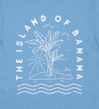 Island of Banana Mavi Kadın T-shirt - BlasCut- Tarzınızı arttırın