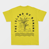Island of Banana Sarı T-shirt - BlasCut - Yaz koleksiyonu