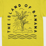 Island of Banana Sarı T-shirt - BlasCut - Yaz koleksiyonu