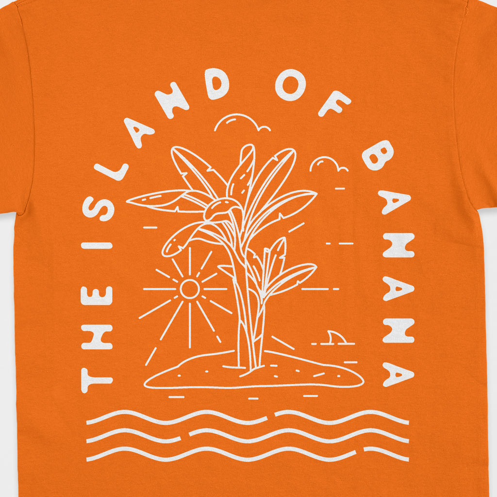 Island of Banana Turuncu T-shirt - BlasCut - Yaz koleksiyonu