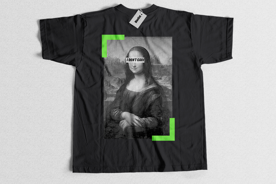 Mona In BlasCut Siyah Erkek T-Shirt - BlasCut- Tarzını arttır