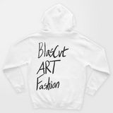 BlasCut x Art x Fashion Beyaz Erkek Hoodie