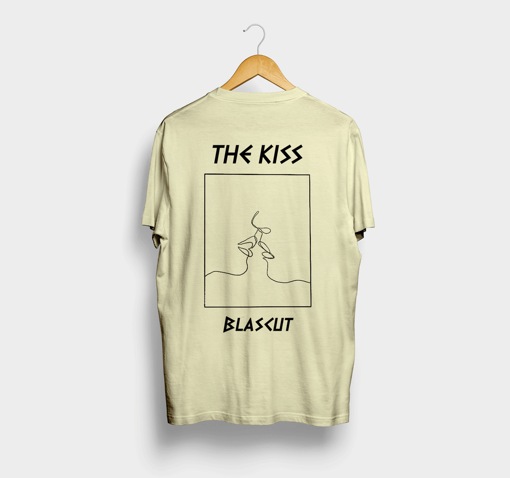 The Kiss Krem Erkek T-Shirt - BlasCut - Tarzını arttır