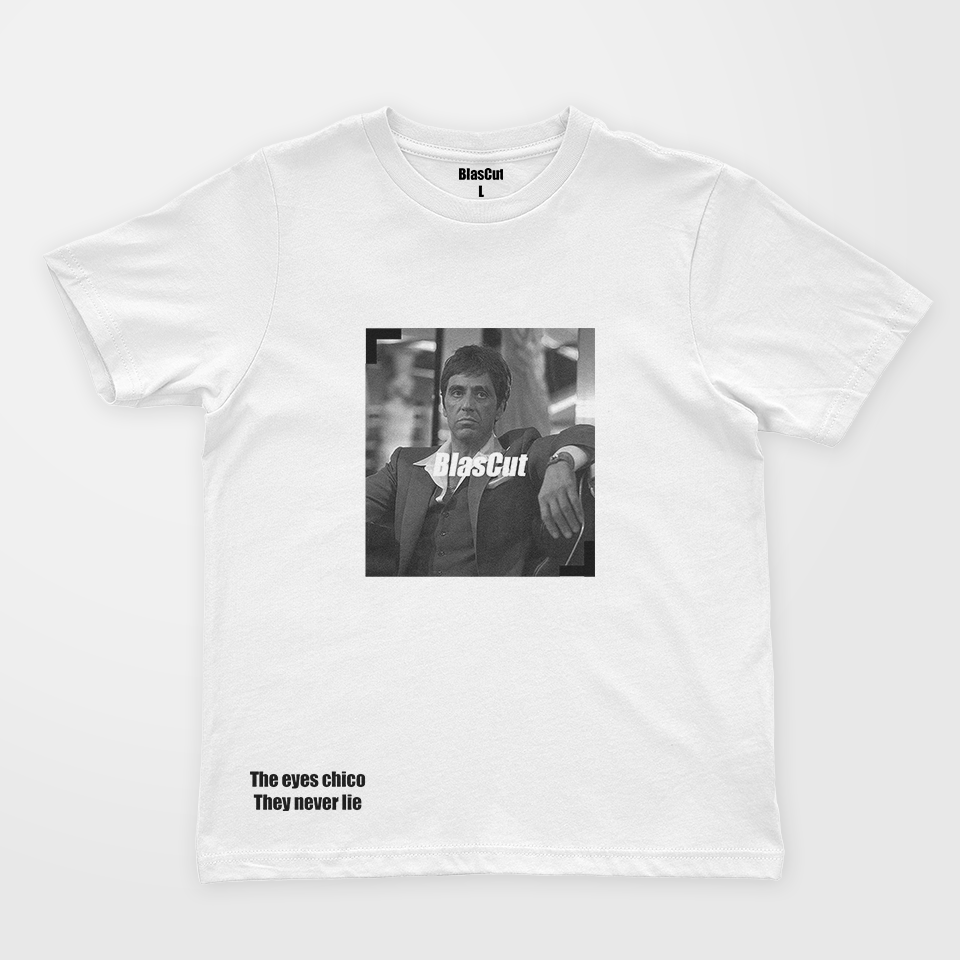 Tony Montana Beyaz Erkek T-Shirt